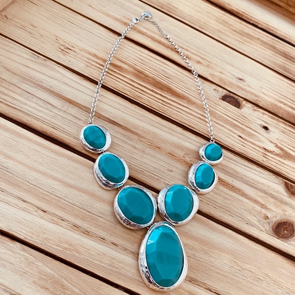 Jewelry - Turquoise and Silver Statement Necklace